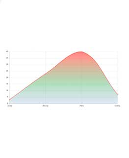 Онлайн создание графика с одним показателем